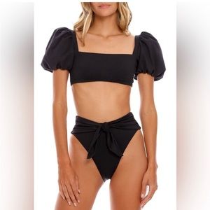 Agua Bendita Palette Calista Isabella Bikini set in black